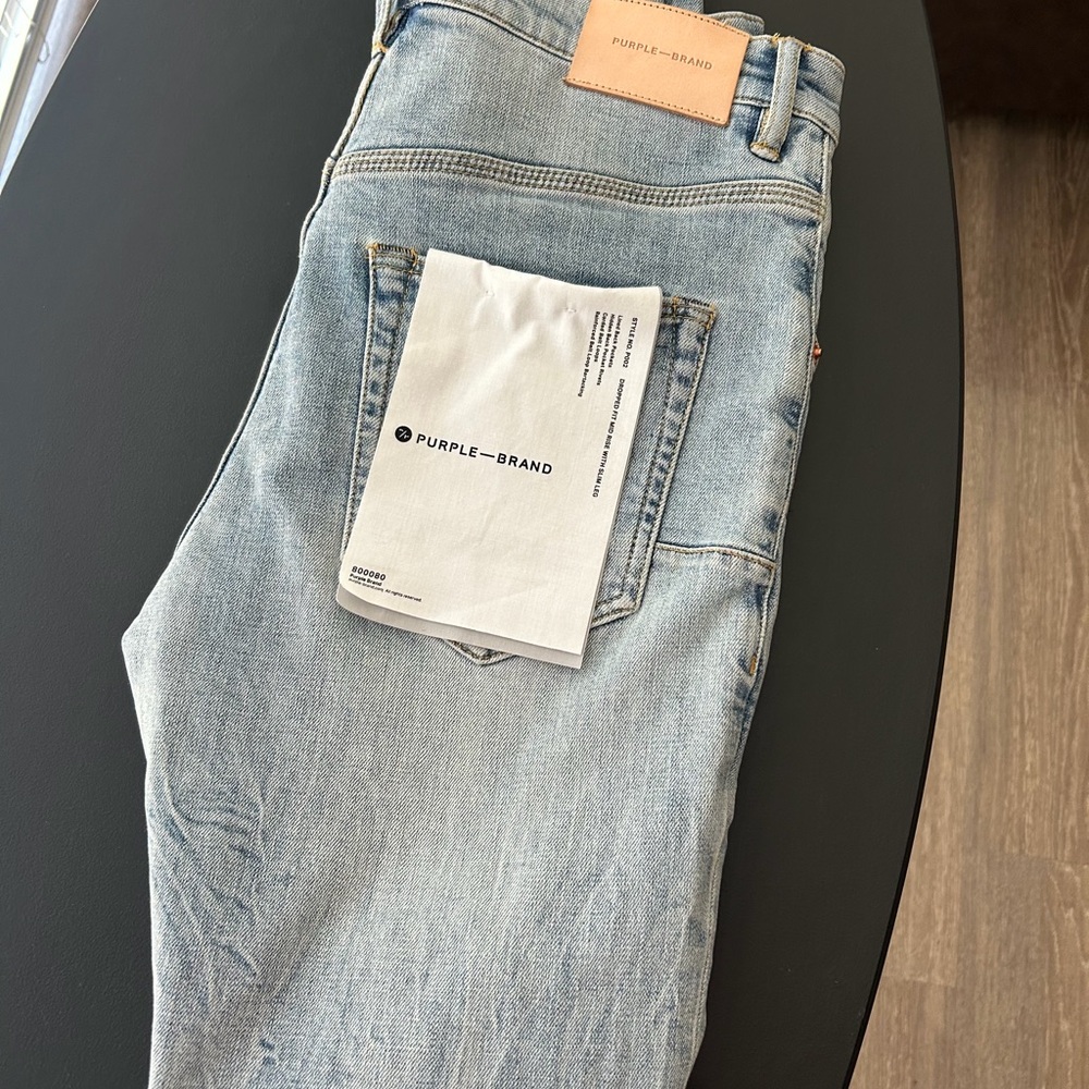 Purple Brand Light Blue Slim Men's Jeans